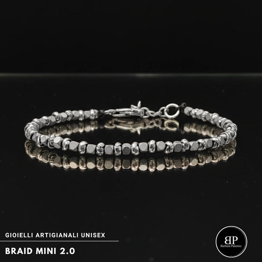 Bracciale Braid Mini 2.0 – Cubotti Grigio opaco