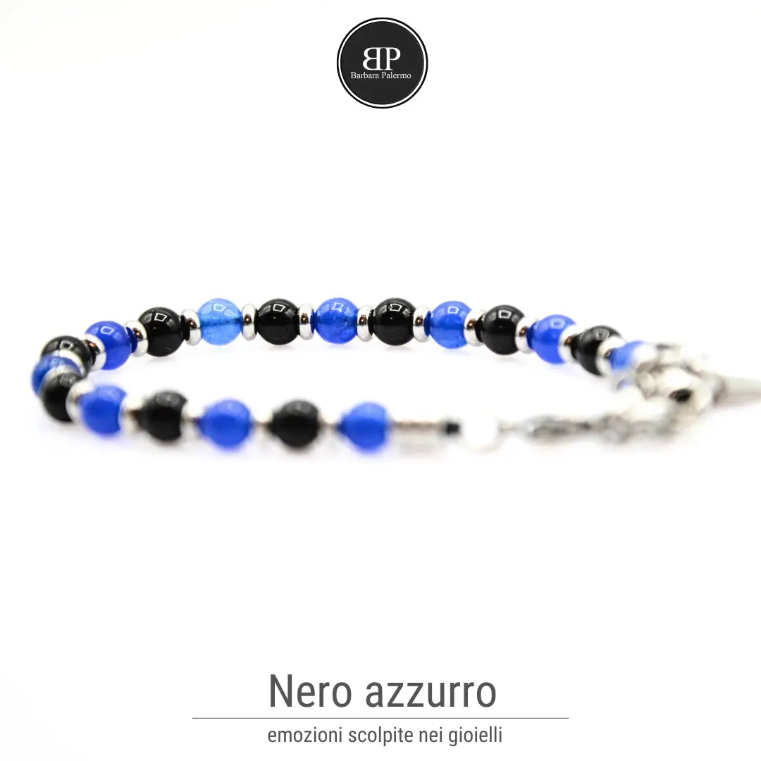 Bracciale Nero-Azzurro - Edizione Speciale