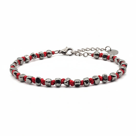 Bracciale Nautico ematite Luminex Rosso