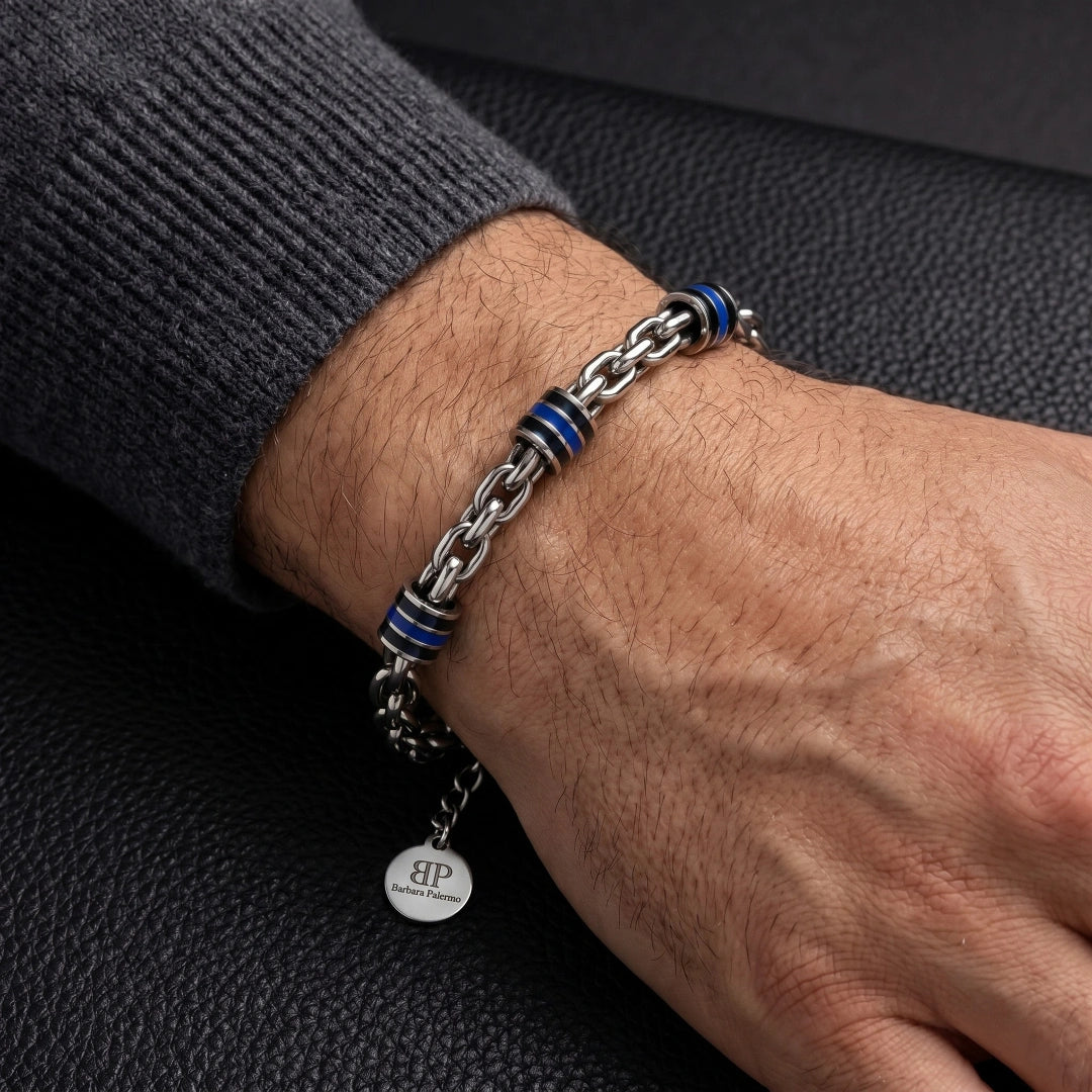 Steine: mehrfarbiges Hartsteinarmband