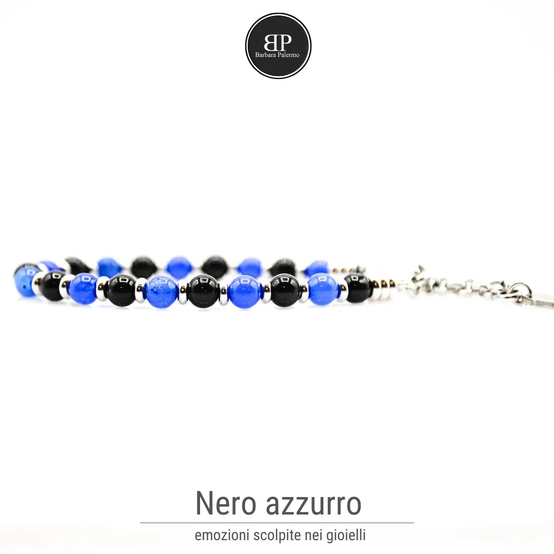 Bracciale Nero-Azzurro - Edizione Speciale