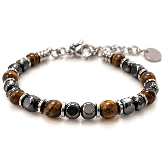 Steine: mehrfarbiges Hartsteinarmband