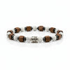 Bracciale Ocean Carrara – Howlite, Noce ed Ematite