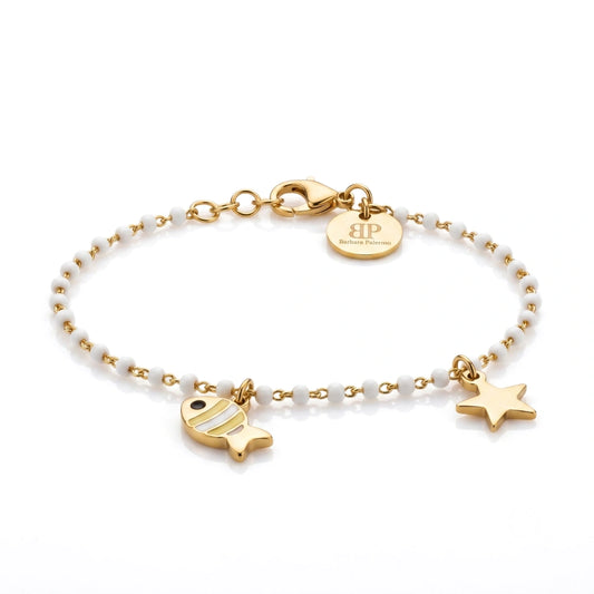 Bracciale Sea Perla Marina con Pesciolino e Stella