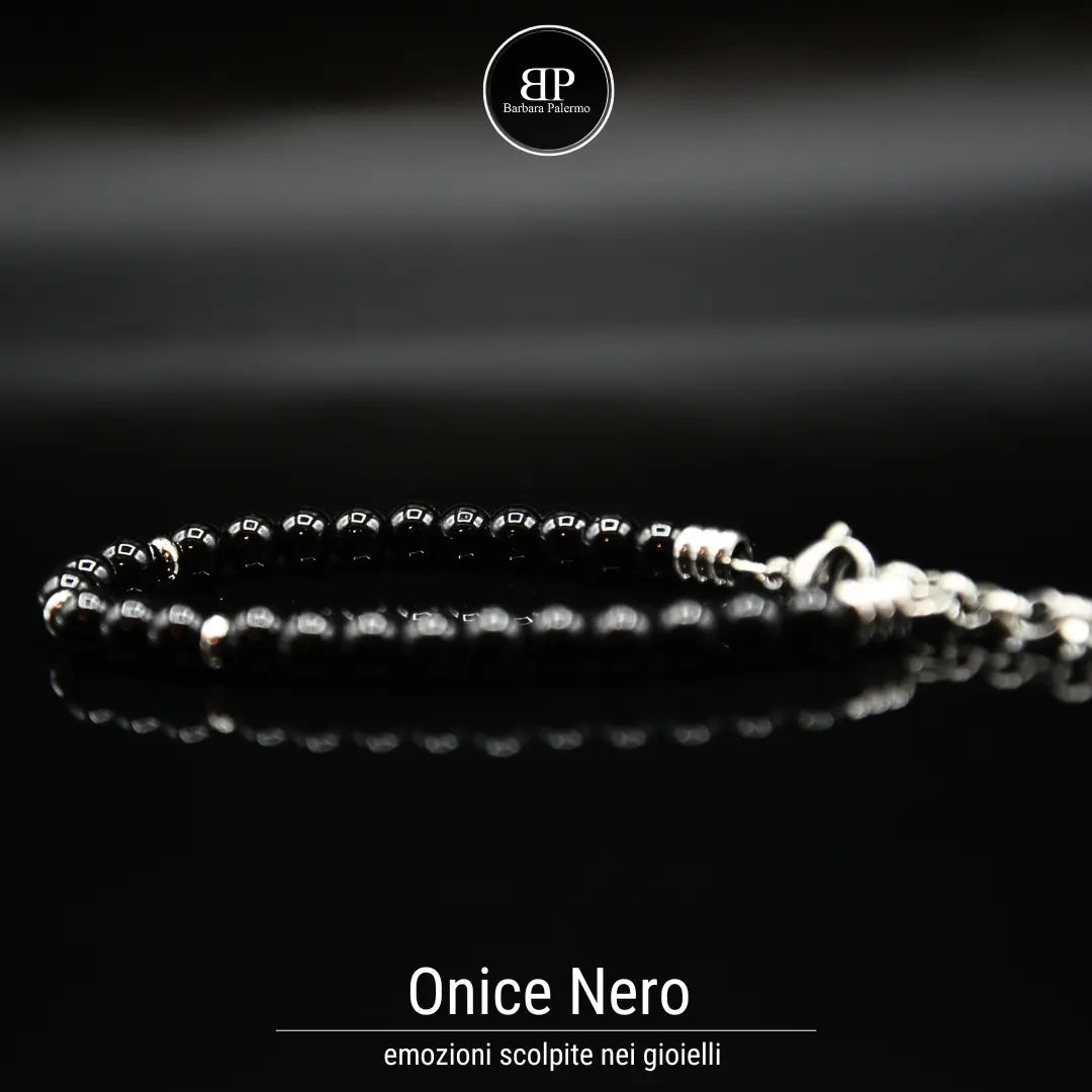 bracciale pietra nera