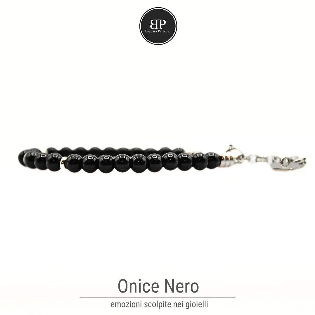 bracciale con onice nero