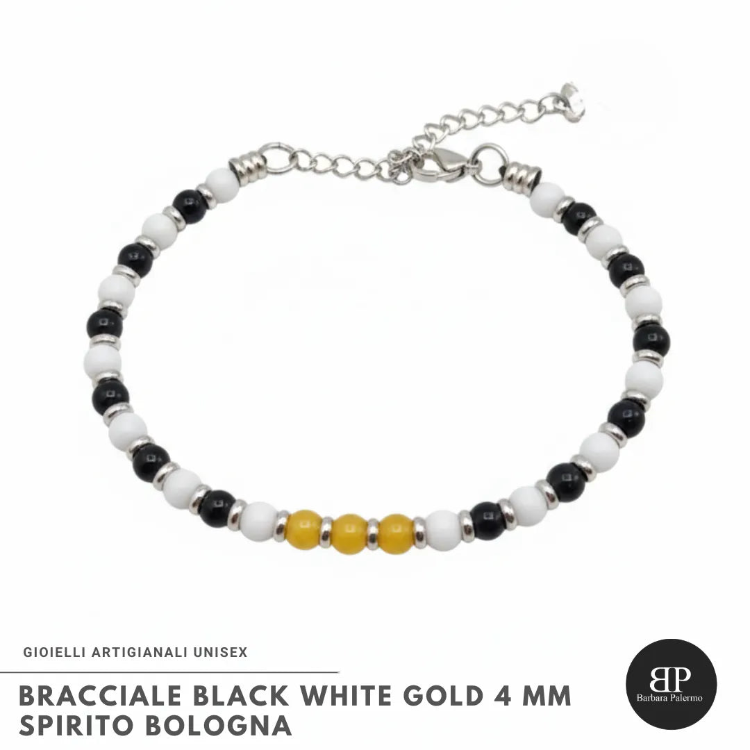 Bracciale Black White Gold – Spirito Bologna