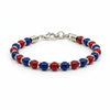 Steine: mehrfarbiges Hartsteinarmband