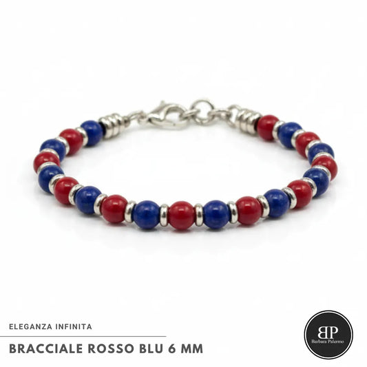 Bracciale Rosso Blu: Eleganza Infinita