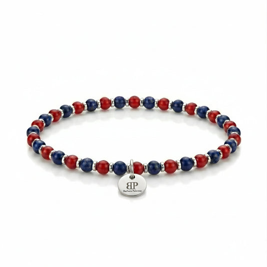 Steine: mehrfarbiges Hartsteinarmband