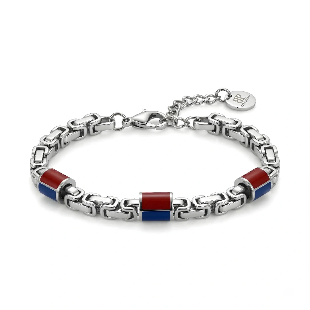 Steine: mehrfarbiges Hartsteinarmband