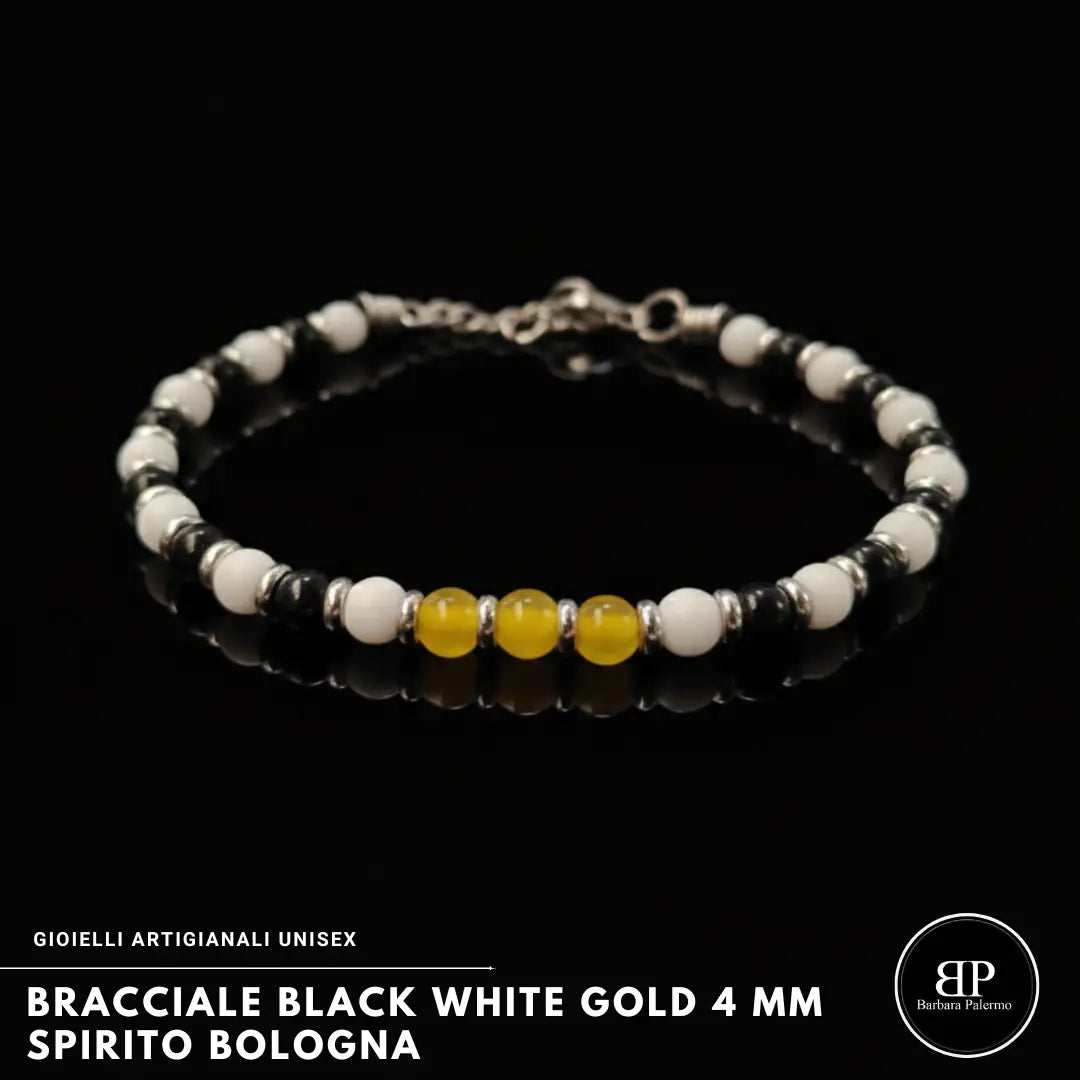Bracciale Black White Gold – Spirito Bologna