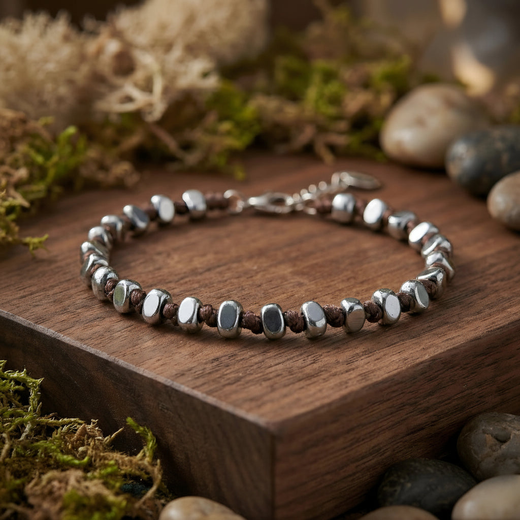 BRACCIALE LUMINEX MARRONE SCURO