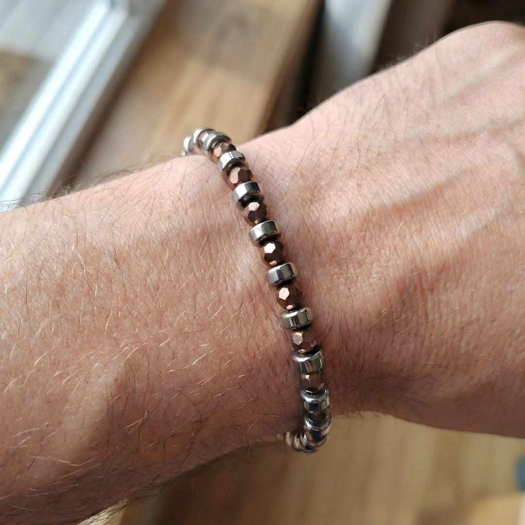 Bracciale Cromalux Ematite Terracotta Lucida