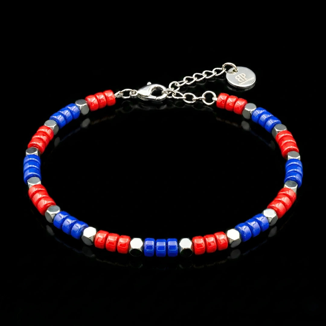 Steine: mehrfarbiges Hartsteinarmband