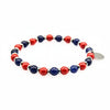 Steine: mehrfarbiges Hartsteinarmband
