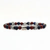 Bracciale Rosso Blu Bologna 02 - Ocean Collection