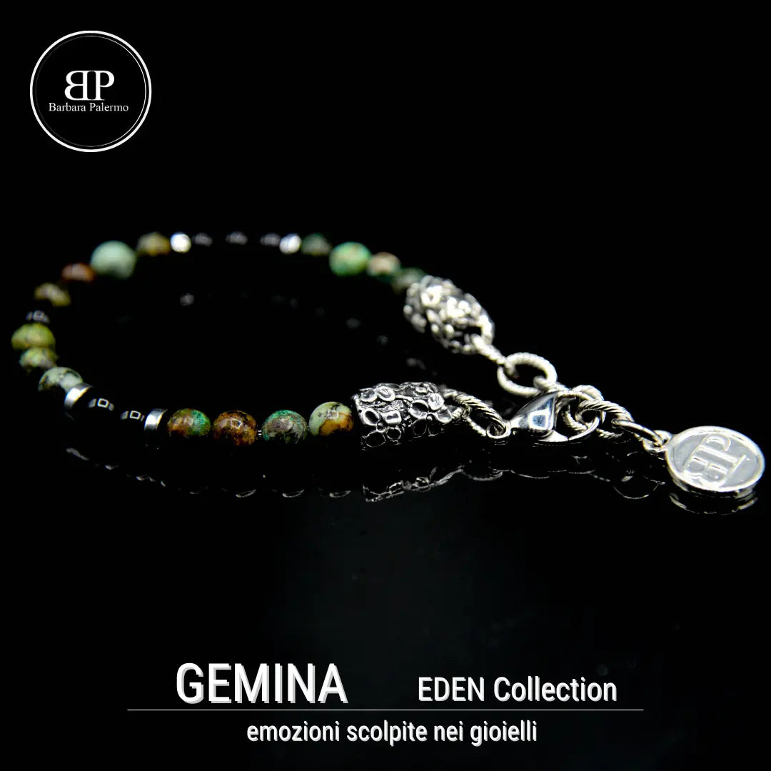 Bracciale Gemina: Dualità di Gemme nell'Anima di Eden