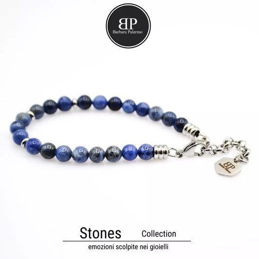 Stones: bracciale sodalite blu