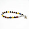 Steine: mehrfarbiges Hartsteinarmband