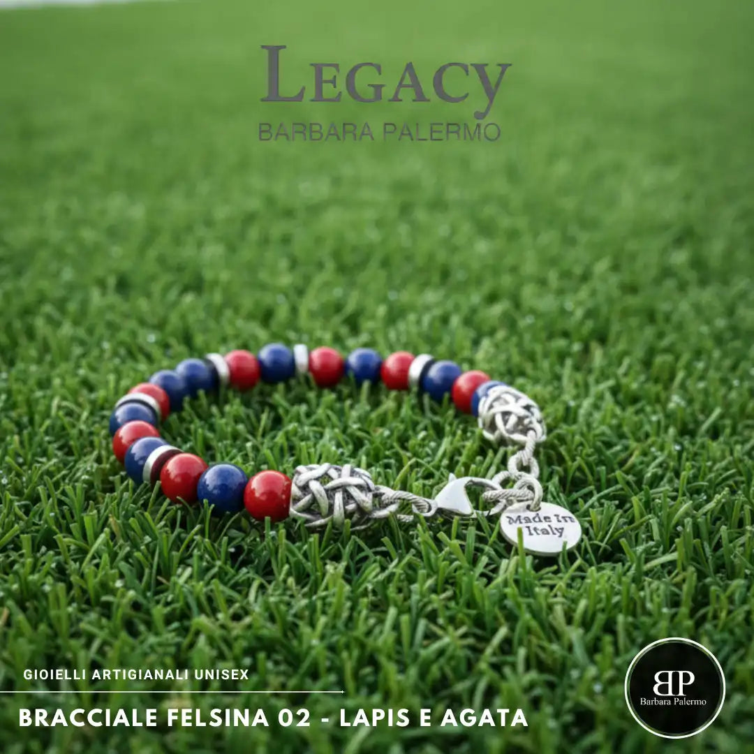 Bracciale Felsina 02 – Rosso Blu