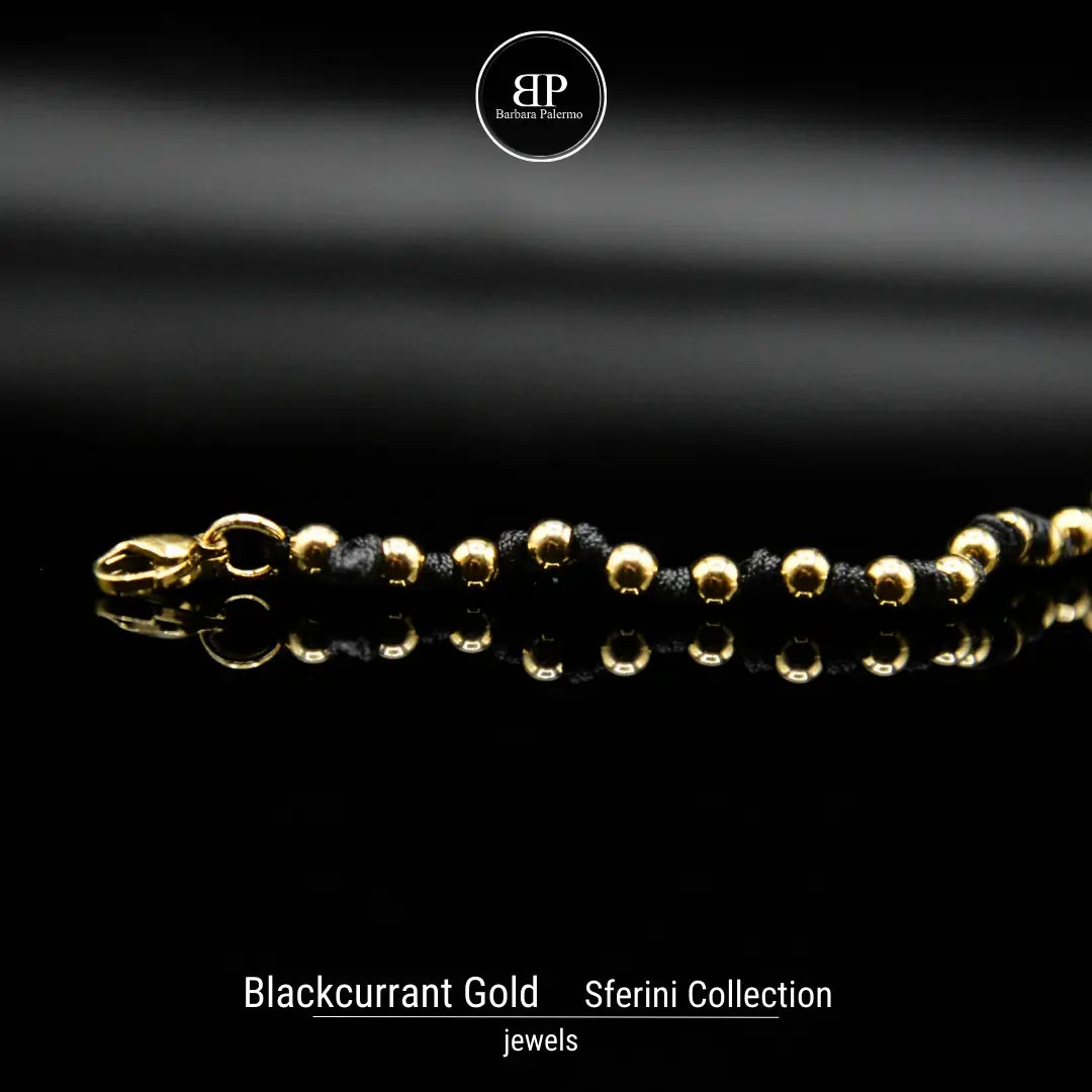 Bracciale Blackcurrant Gold - Raffinatezza e Lusso al Polso