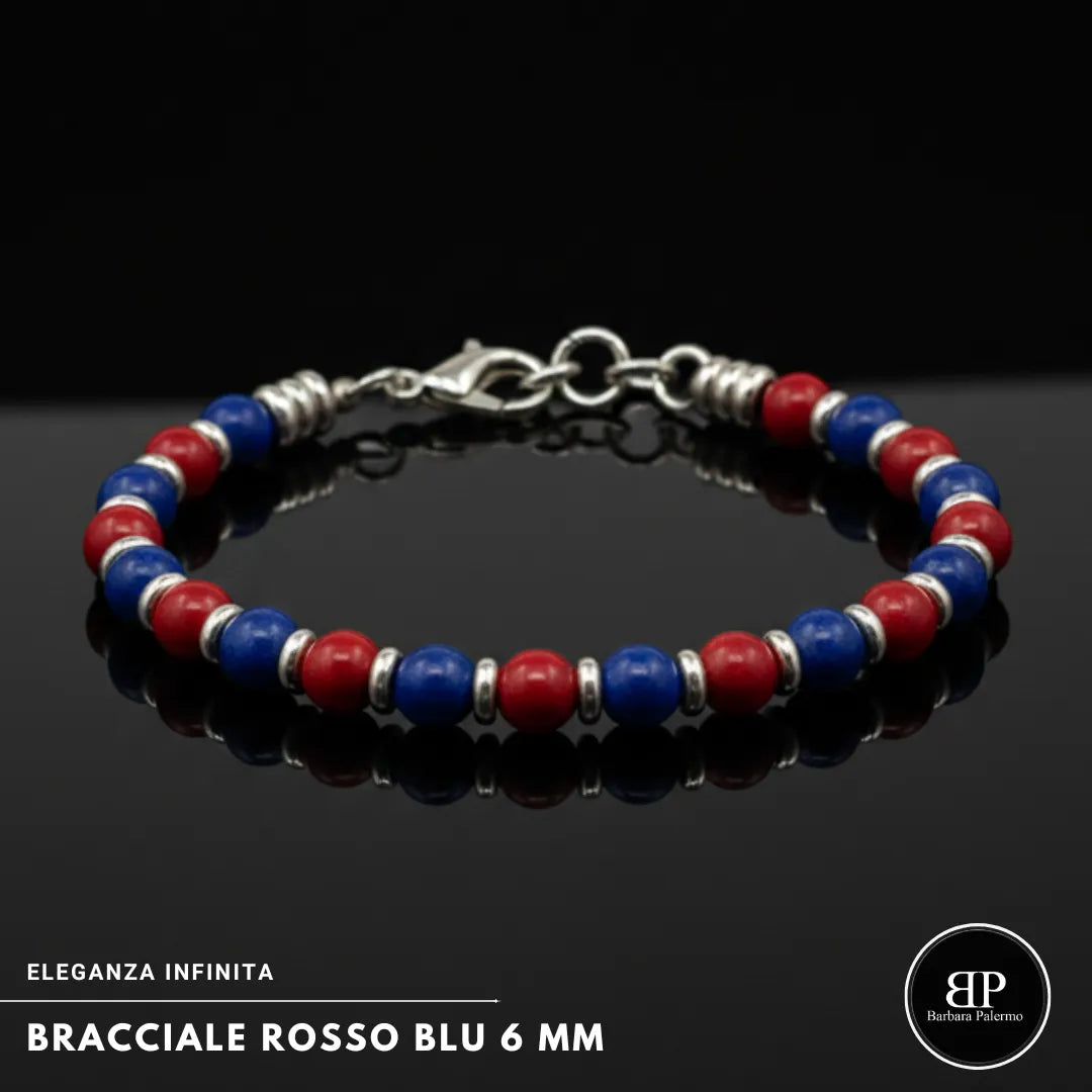 Bracciale Rosso Blu: Eleganza Infinita