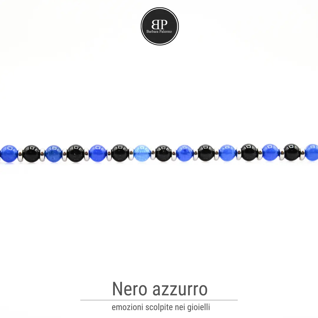 Bracciale Nero-Azzurro - Edizione Speciale