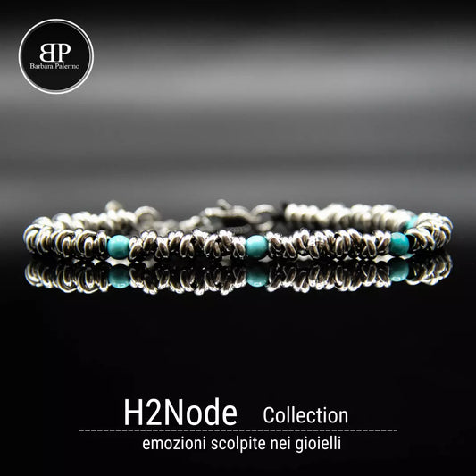 Türkisfarbenes H2Node-Armband: Die Essenz von Eleganz und Exklusivität