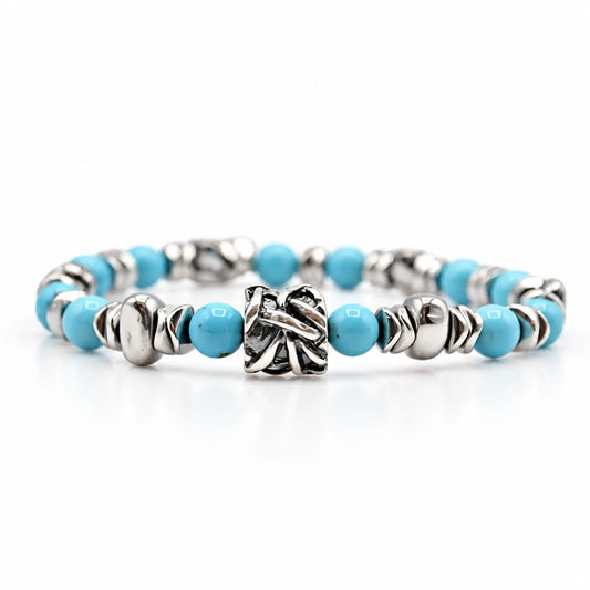 Lila Tigerauge-Armband PASSION mit Silberanschlüssen