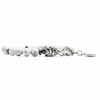 Bracciale Legacy Zen Howlite ematite terminali Argento