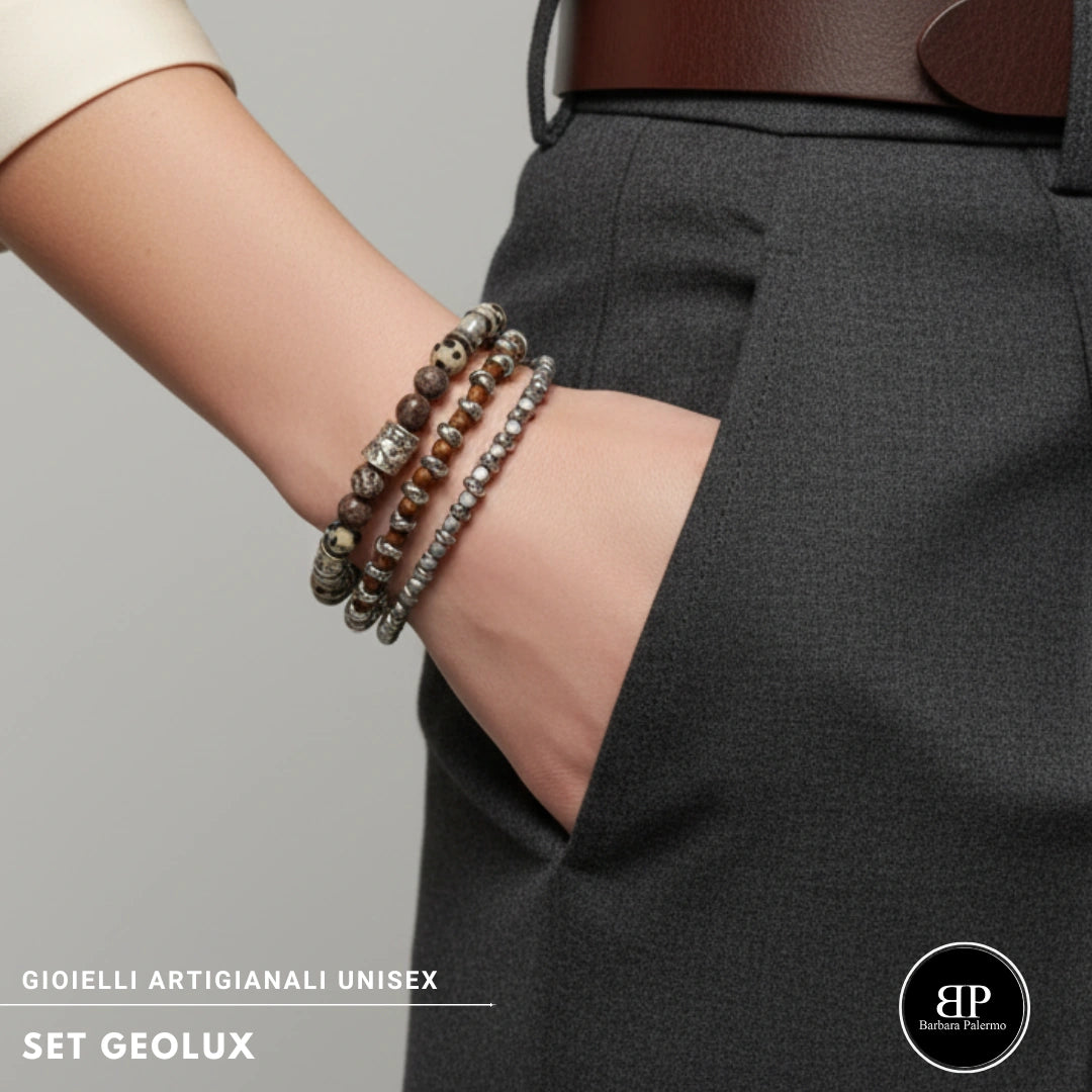 Set Geolux – Tris di Bracciali Artigianali Unisex