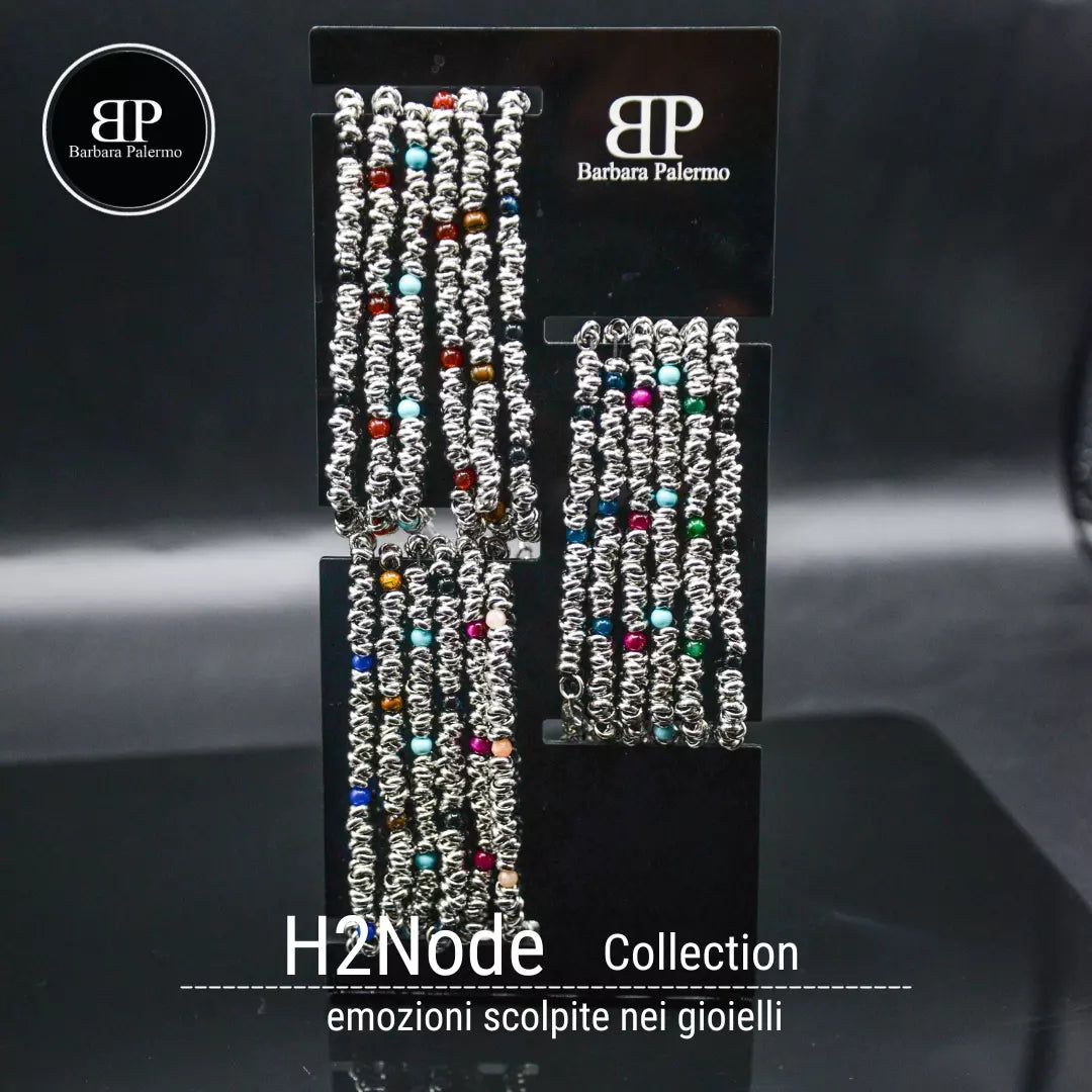 Armband H2Node mit Amethyststeinen