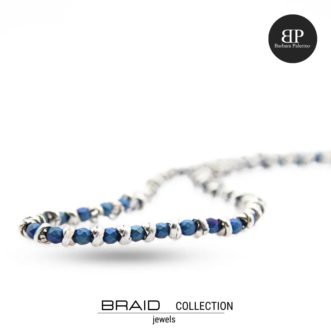 Collana Braid - Blu Profondo