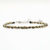 Bracciale Braid Mini 2.0 con Cubotti di Ematite Senape