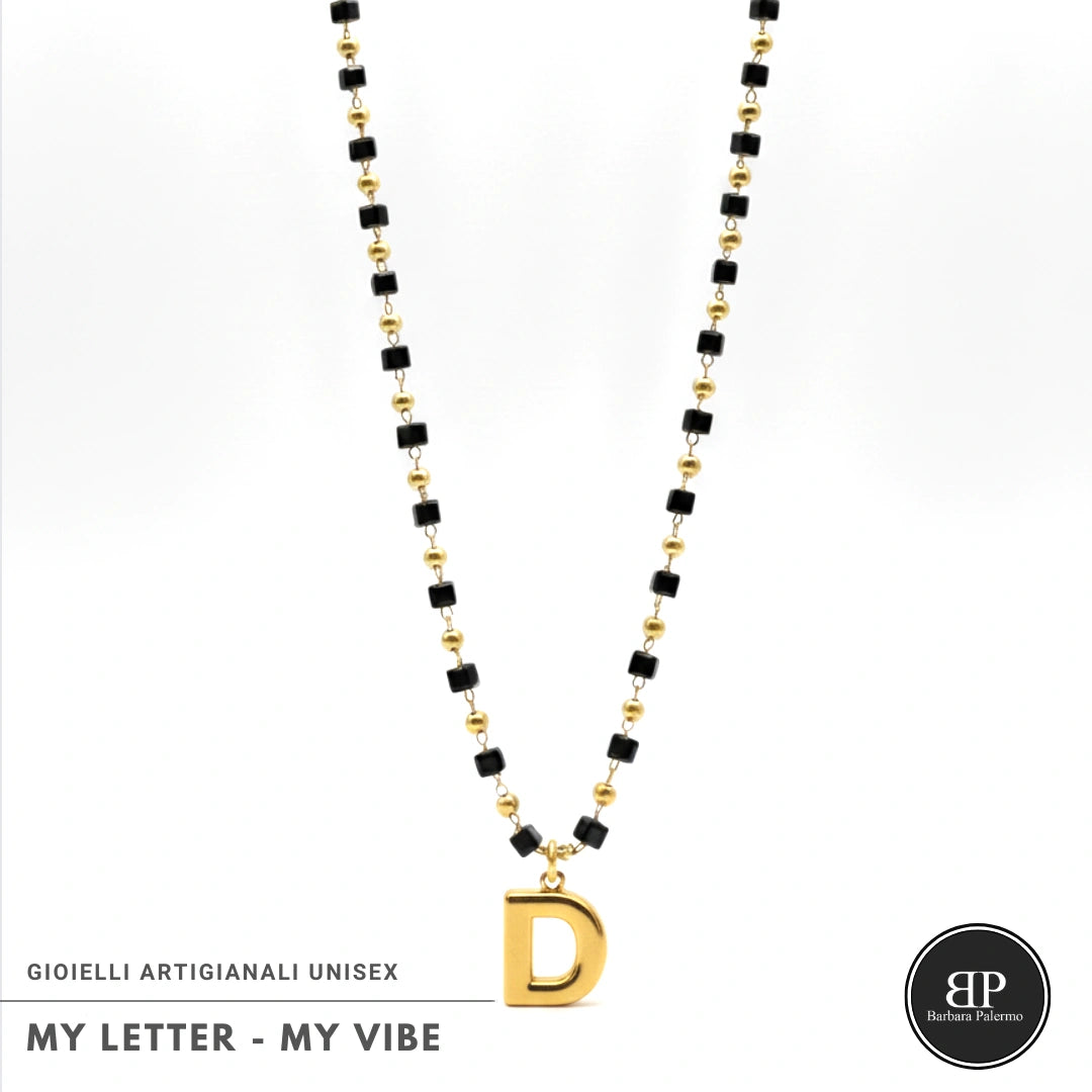 Collana My Letter – Gold Edition | Acciaio 316L PVD Oro