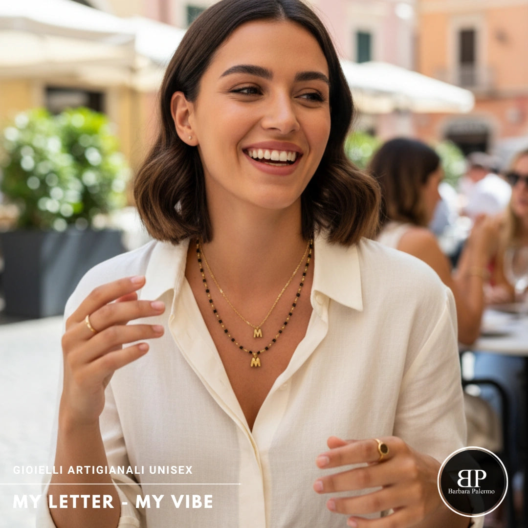 Collana My Letter – Gold Edition | Acciaio 316L PVD Oro