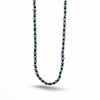 Collana Braid blu lucida Raffinatezza Senza Compromessi
