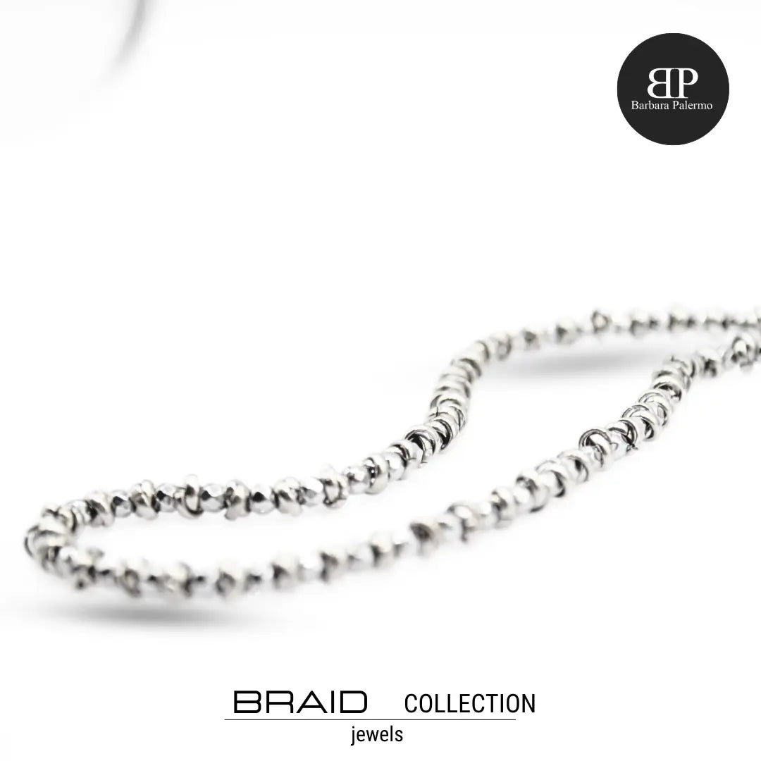 Collana Braid - Riflessi Argento in Stile Resistente