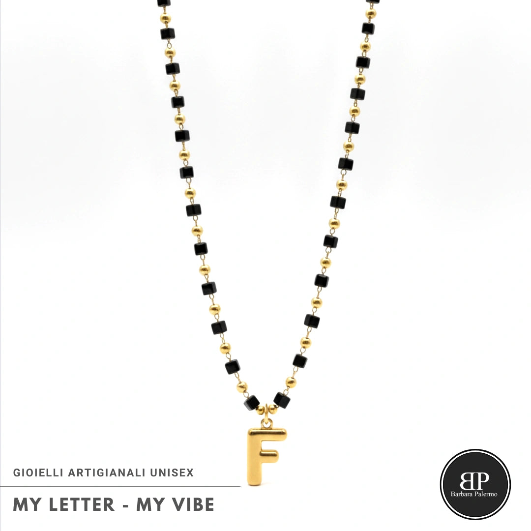 Collana My Letter – Gold Edition | Acciaio 316L PVD Oro