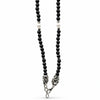 Rococò Noir Elegance – Collana Artigianale con Onice e Perla