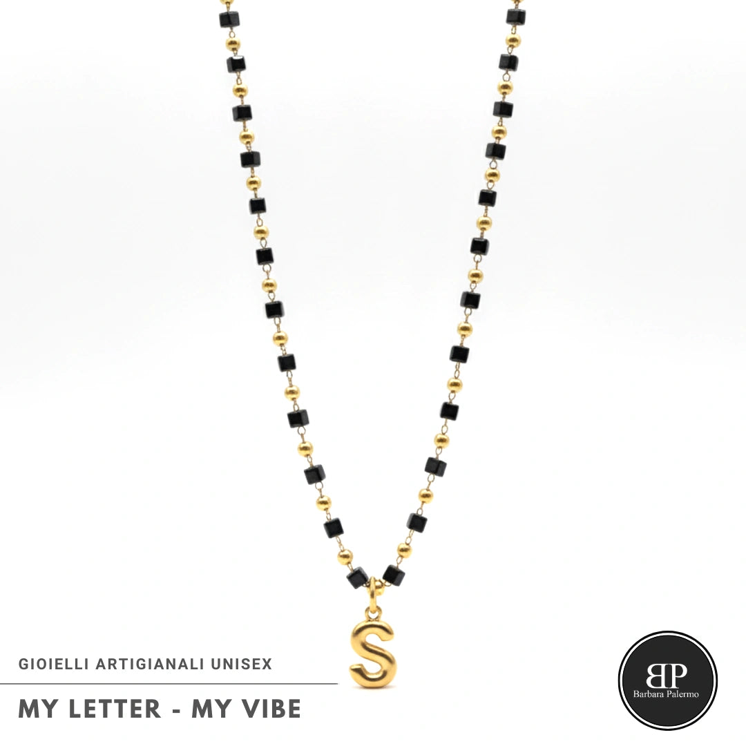 Collana My Letter – Gold Edition | Acciaio 316L PVD Oro