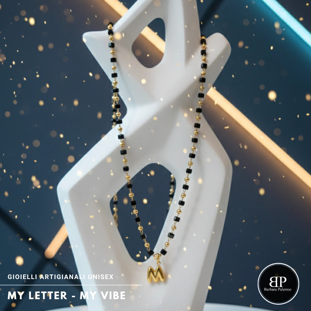 Collana My Letter – Gold Edition | Acciaio 316L PVD Oro
