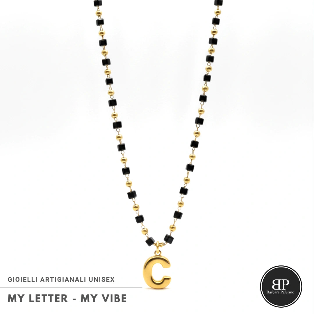 Collana My Letter – Gold Edition | Acciaio 316L PVD Oro
