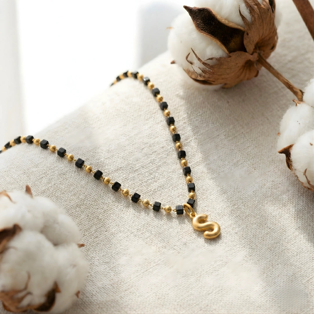 Collana My Letter Gold Edition | Acciaio 316L PVD Oro