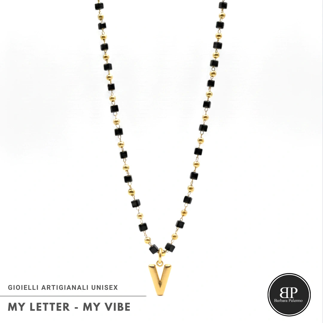 Collana My Letter – Gold Edition | Acciaio 316L PVD Oro