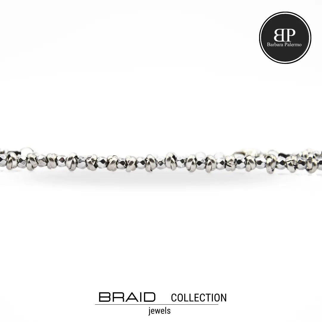 Collana Braid - Riflessi Argento in Stile Resistente