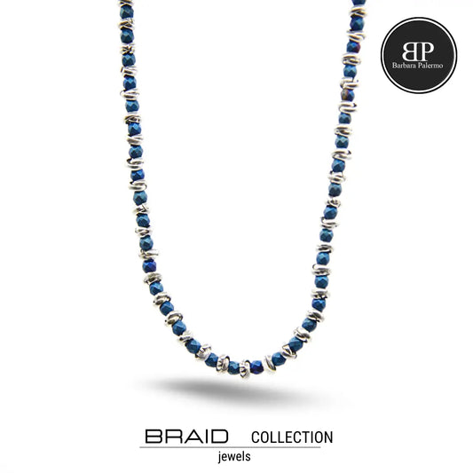 Collana Braid - Blu Profondo