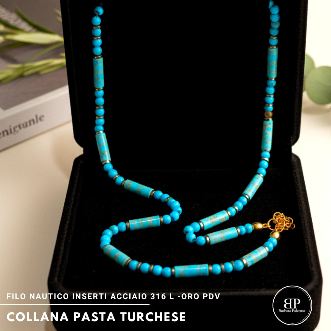 Collana Pasta Turchese