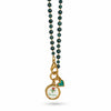 Collana Favola Baciami con Cristalli Verdi Oro